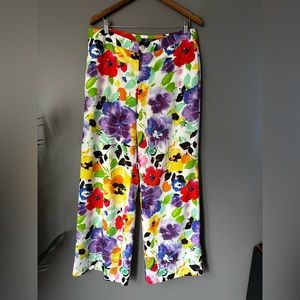 Ralph Lauren Floral Straight Leg Pants